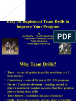 10 Easy To Implement Team Drills To Improve
