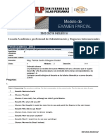 Modelo de Examen Parcial Ingles IV