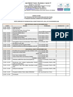 Jadwal Acara Workshop PMKP SNARS - PERSI Bali 29-30 Nov 2018 - Revisi 3