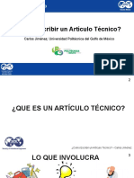 Como Hacer Un Artículo Técnico