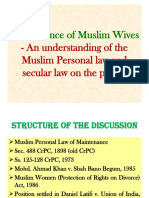 Muslim Wives' Maintenance