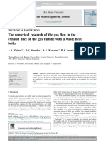 The Numerical Research of The Gas Flow in The Exha PDF
