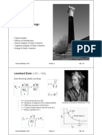 Steel Column Analysis and Design: Leonhard Euler