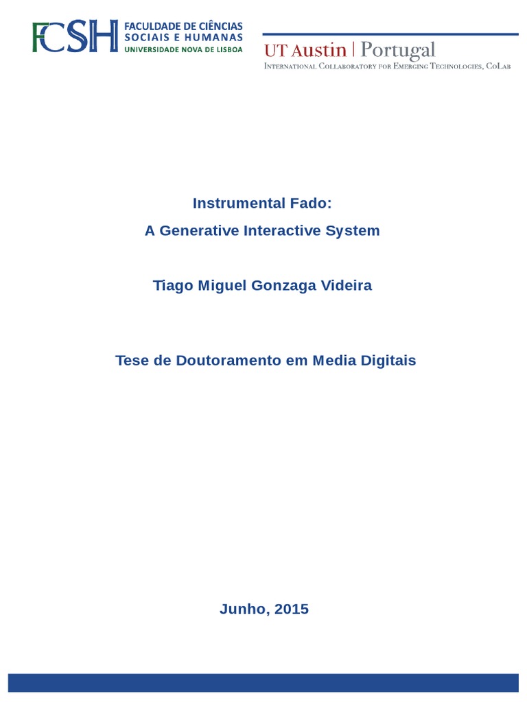 leyendo templar expandir Tiago Videira - Instrumental Fado (Complete With Appendixes) PDF | PDF |  Rhythm | Interval (Music)