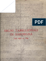 Segni Tabellionali in Sardegna