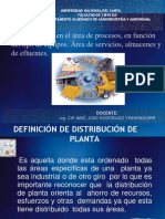 SESION 09 Infraestructura en El Área de Procesos en Función Del Tipo de Equipos. Área de Servicios Almacenes y de Efluentes.