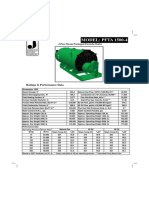 MODEL: PFTA 1500-4: Ratings & Performance Data