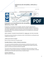 Impuesto A La Transferencia de Inmuebles Vehiculos y Derechos Form 430 PDF