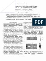 A Thin Film Module for Thermoelectric Conversion 