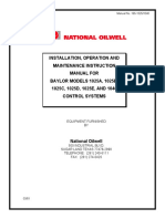 Baylor Models 1025 and 1040 Control Systems Manual