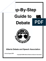 132946480 Step by Step Guide to Debate