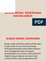 Bunga Modal Sederhana Dan Majemuk