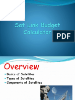 Satellite Link Budget Calculation