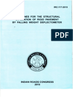 IRC 117 -2015 Structural Evaluation of Rigid Pavement by FWD.pdf