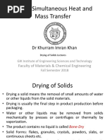 Drying of Solids Lectures