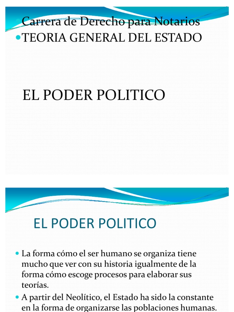 El Poder Politico2 | PDF