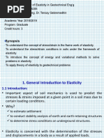 Theory of Elasticity Lecture Notes - DR V S Reddy | PDF | Stress ...