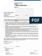 SURAT PERNYATAAN Pusri PDF