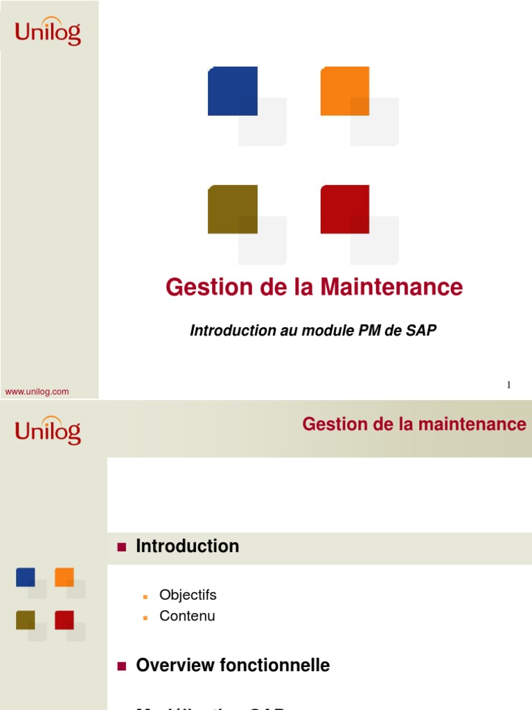 Introduction au module PM de SAP | PDF | Facture | Business