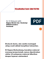 Kegawatdaruratan Obstetri: Dr. Tri Wahyudi, Spog