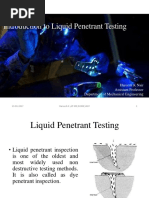 Types of Developers in Penetrant Testing | PDF