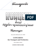 Concerto For Trumpet and Orchestra 1955 Score