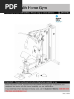 Men 'S Health Home Gym: Assembly & User Instructions - 241/4742