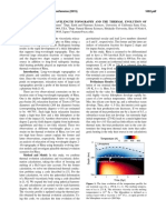 Relaxation of Long-Wavelength Topography and The Thermal Evolution of Rhea