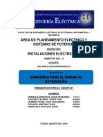 Normativa para El Sistema de Distribución