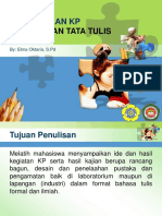 Bahasa Dan Tata Tulis Laporan KP 2018