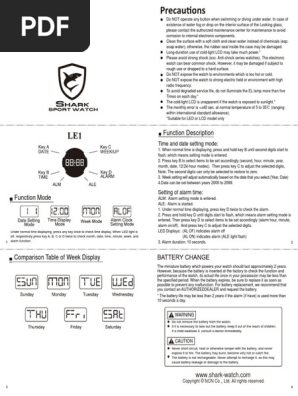 shark sport watch ds0061