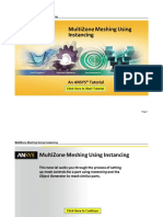 MultiZone Meshing Using Instancing