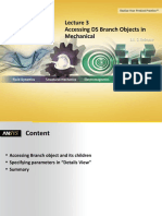 Accessing Branch Objects Mechanical