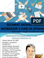 Selamat Datang Dalam Workshop 2 Hari Di Athaya