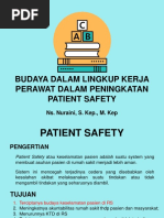 Budaya Patient Safety