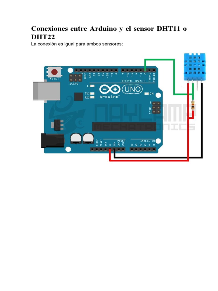 Conexión DHT11/DHT22 con Arduino | PDF | Temperatura | Sensor