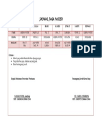 Jadwal Jaga Pasien