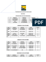 Programacion Baloncesto Masculino Nacional 2010