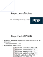 Projection of Points: DS 101 Engineering Graphics