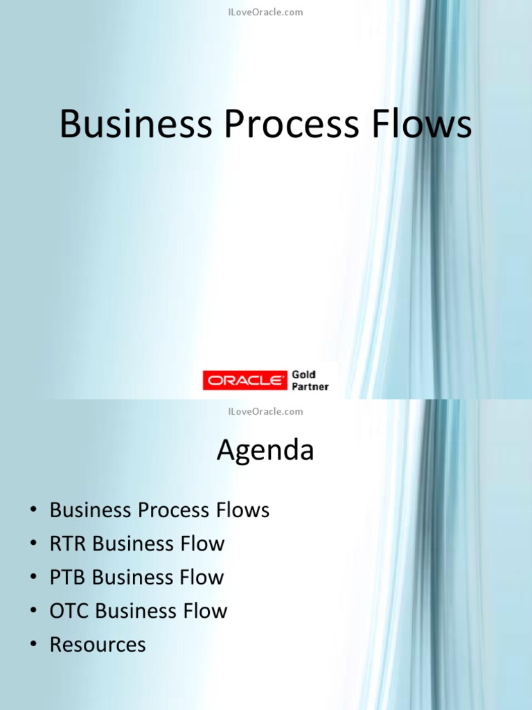 Streamlined Oracle ERP Business Process Flows for Record to Report ...