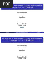 Intro To MSM With STATA