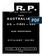 A.R.P. Air Raid Precautions for Australians H.E. - Fires - Gas