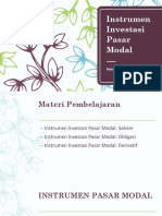 2 Instrumen Investasi Pasar Modal