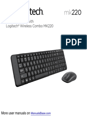 Logitech MK220 | PDF | Computer Keyboard |