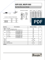 Data Sheet MUR 1520, MUR 1560