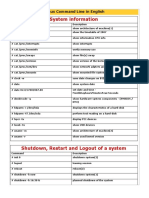 Linux Command Line in English