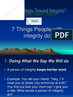 7 Things People With Integrity Do