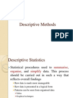 2. Descriptive Methods