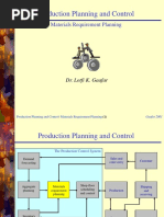 Production Planning and Control