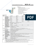 40W Single Output Industrial DIN Rail Power Supply: Series